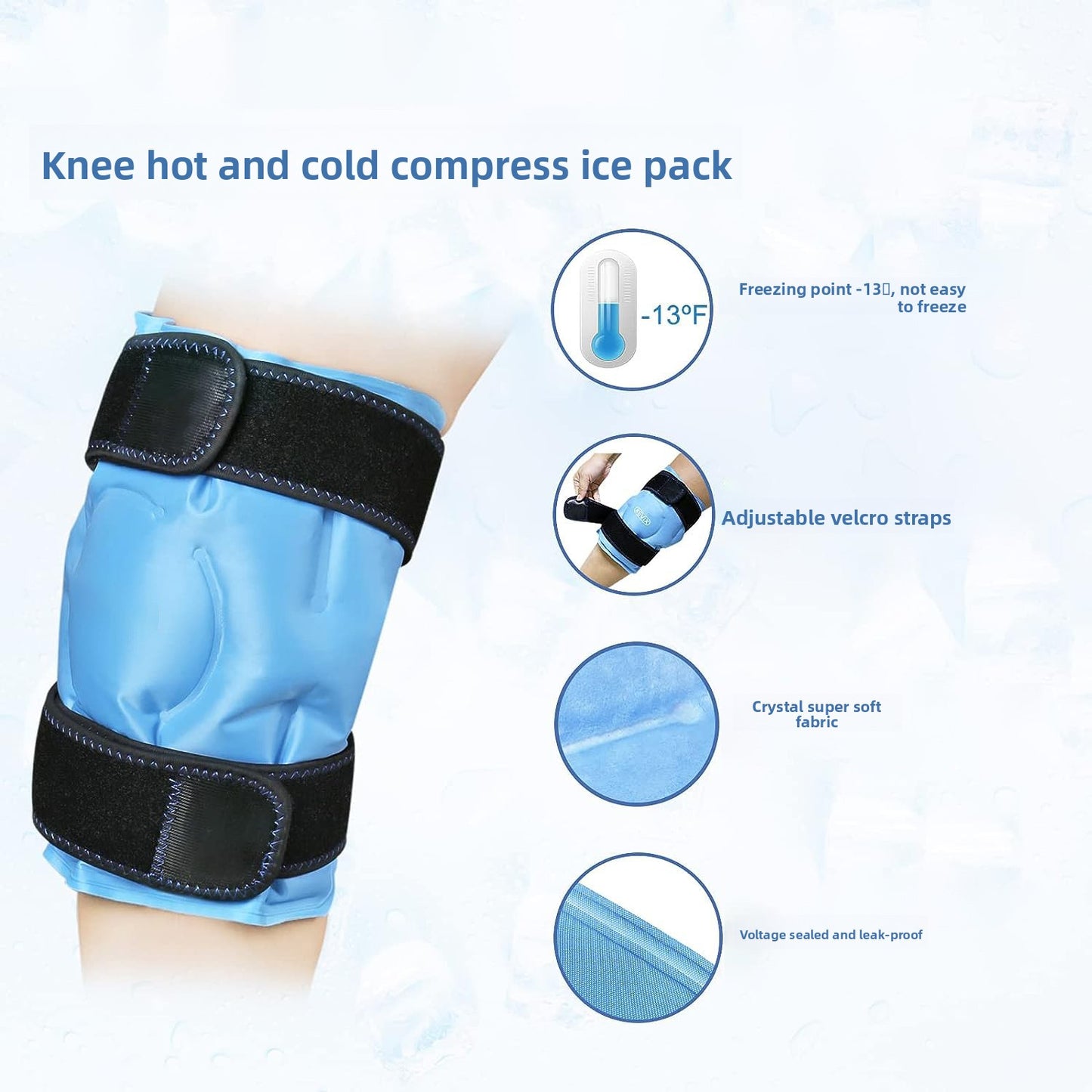Adjustable Gel Hot Cold Knee Compress Pack