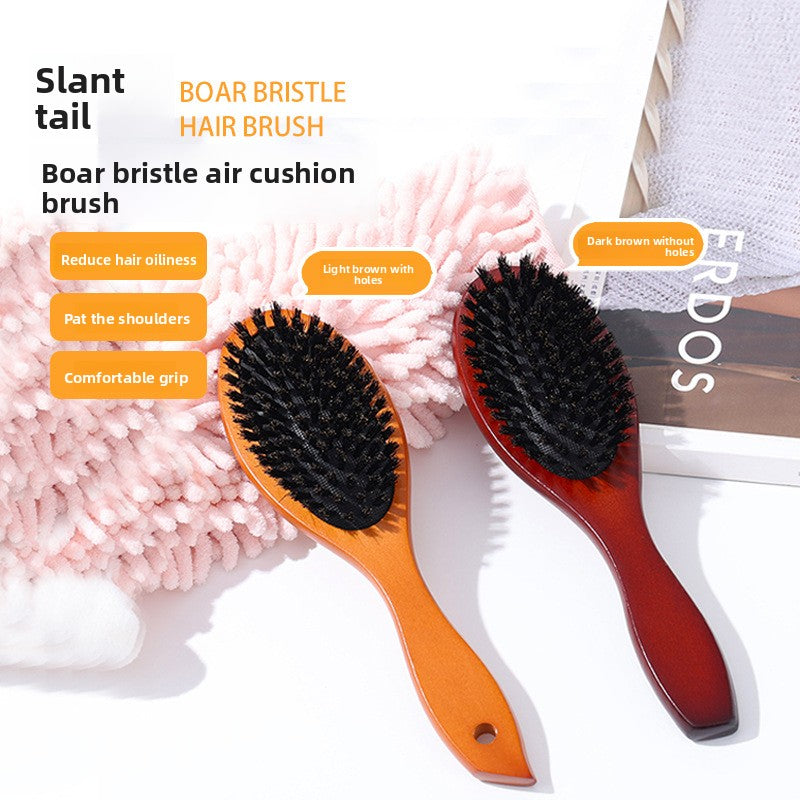 Boar Bristle Air Cushion Massage Comb