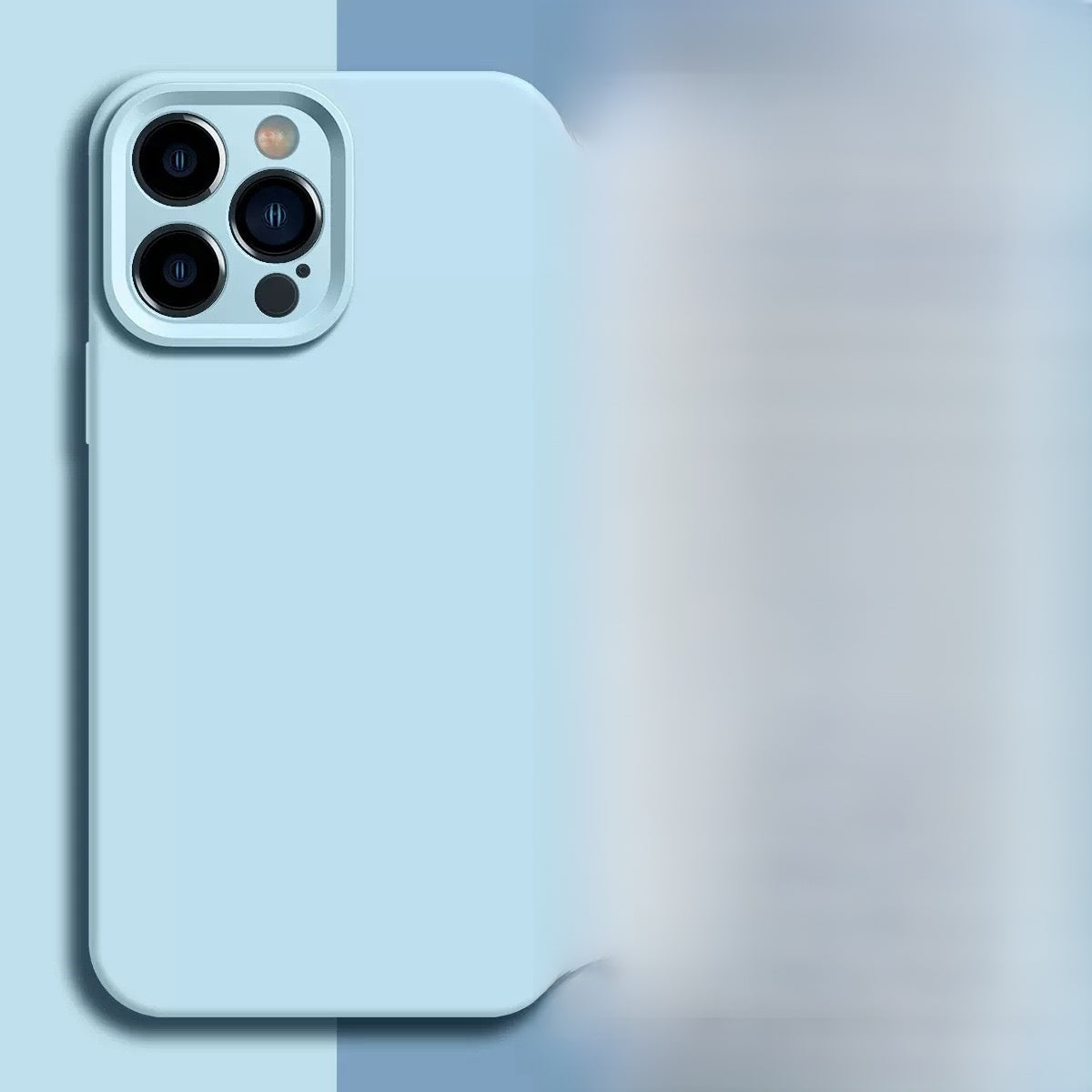 Liquid silicone phone case