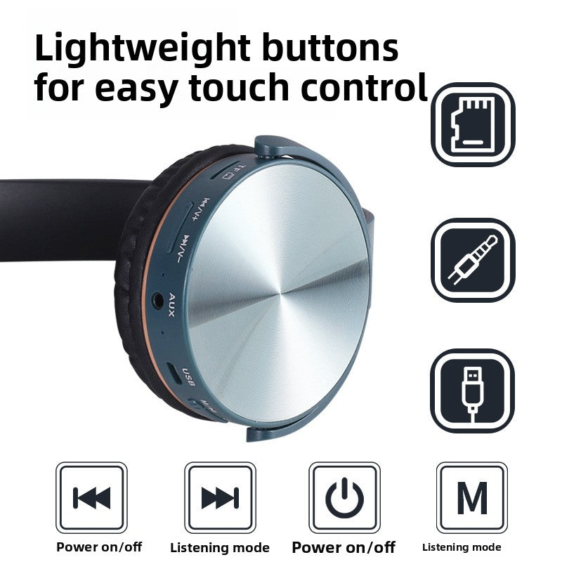 Wireless Bluetooth Headset with Heavy Bass